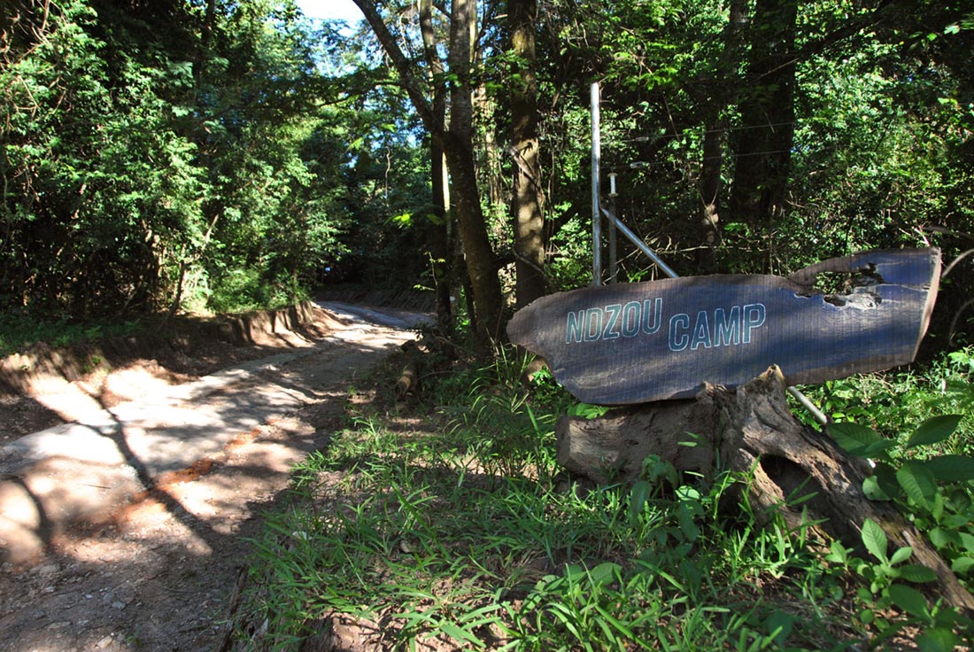 Ndzou Camp entrance