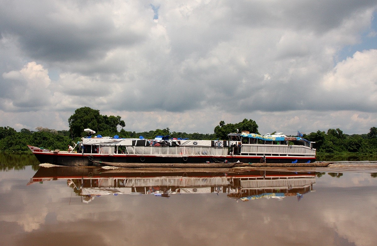 One of the two expedition boats.